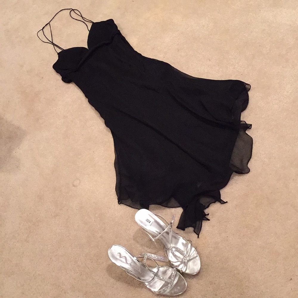 White House Black Market black tie empire waist
